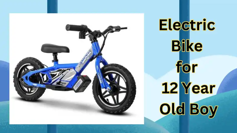 Electric Bike for 12-Year-Old Boy